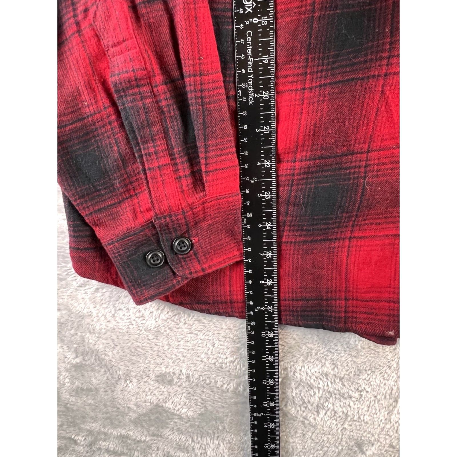 Vintage Coleman Shirt Mens XL Flannel Button-Up Long Sleeve Red Plaid Collection Shirt Size US XL / EU 56 / 4 - 3 Thumbnail
