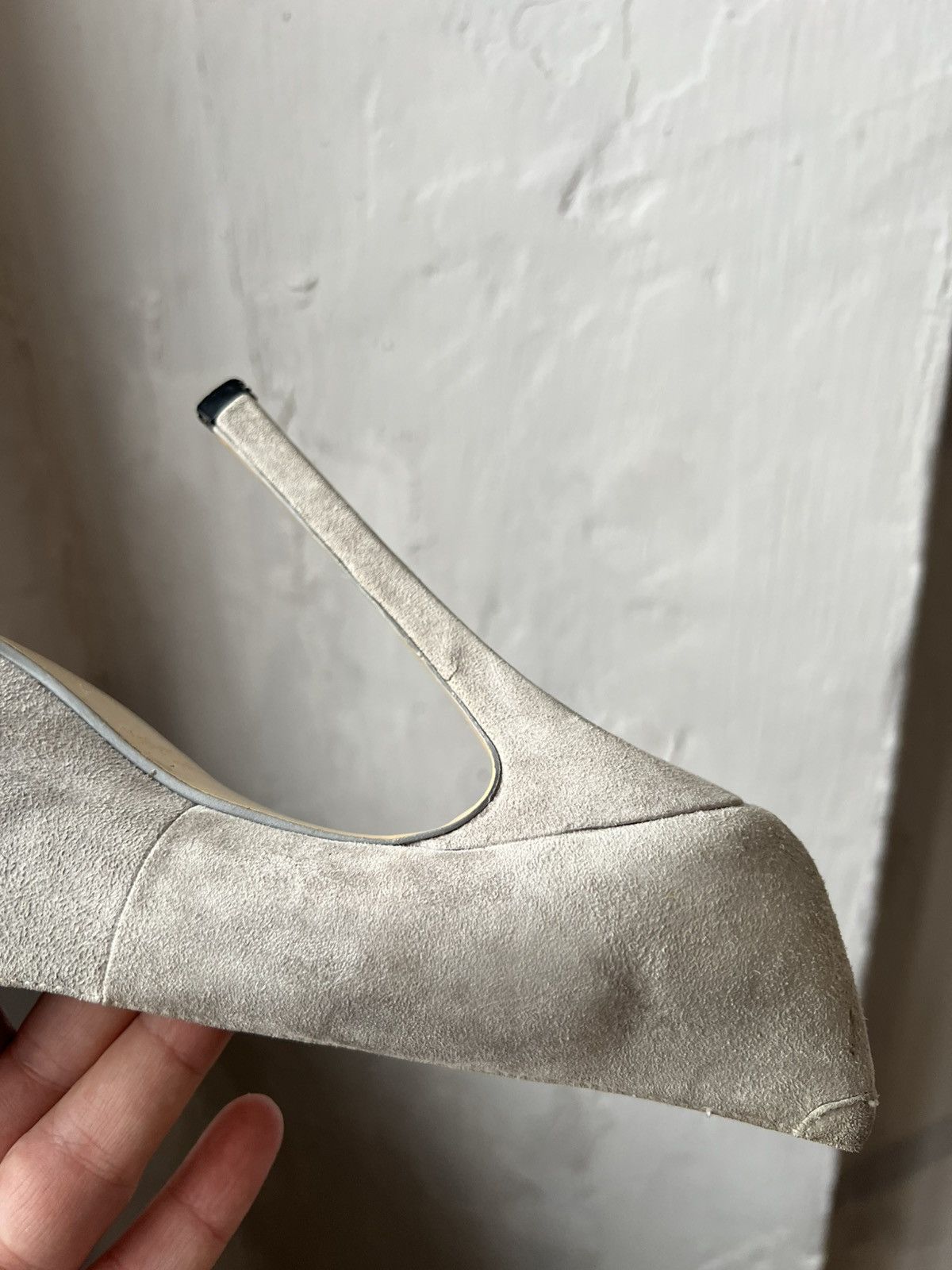 Yves Saint Laurent YSL YVES SAINT LAURENT ITALY ICON GRAY TRIBTOO HEELS SIZE 37 Size US 7 / IT 37 - 20 Thumbnail