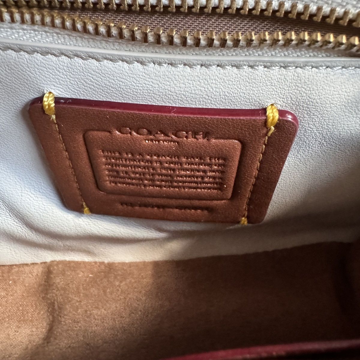 Coach Coach Pillow Madison Shoulder Bag 18 With Quilting In Chalk Size ONE SIZE - 6 Thumbnail