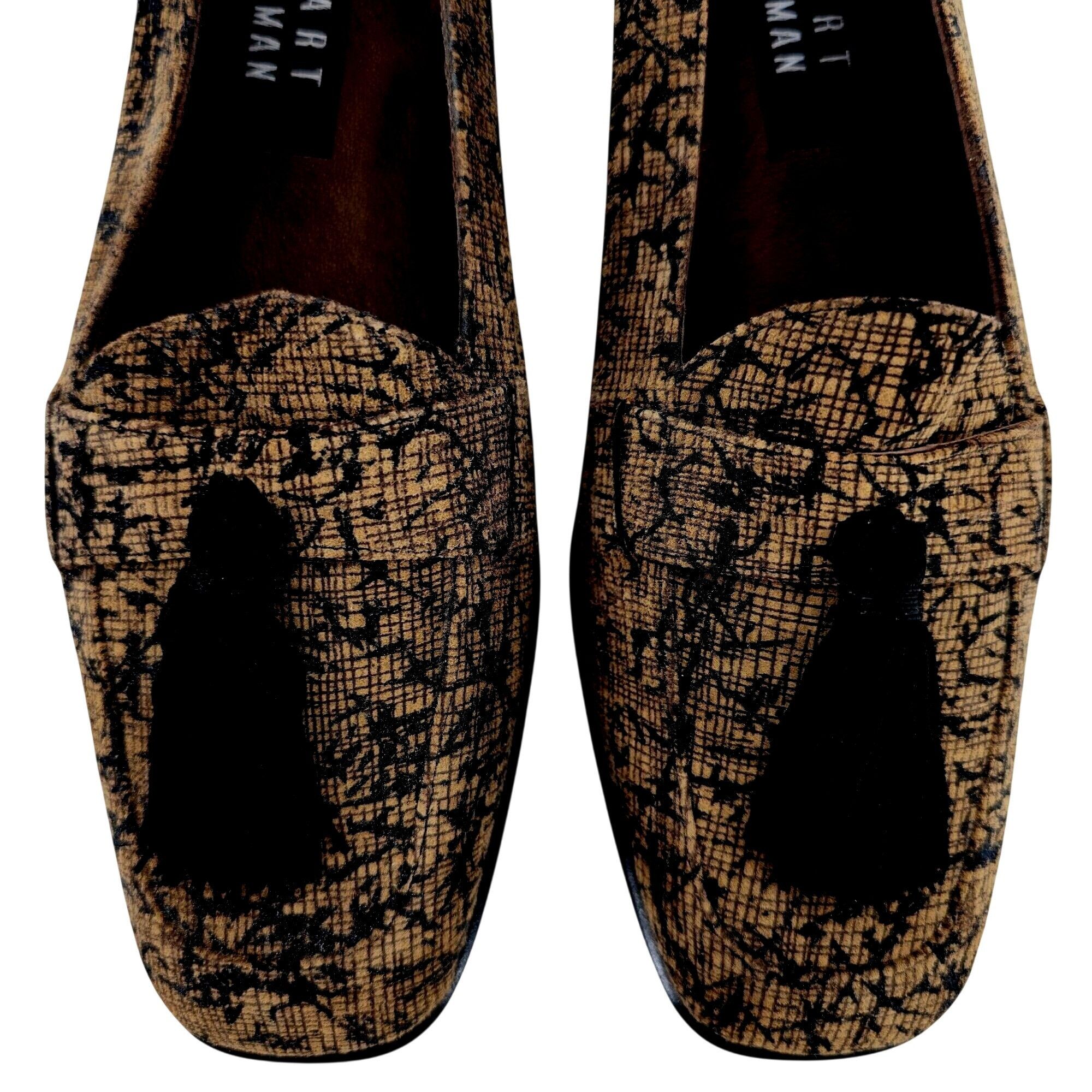 Stuart Weitzman Stuart Weitzman Women's 6.5AA Brown Black Tweed Dress Shoes Size US 6.5 / IT 36.5 - 2 Thumbnail