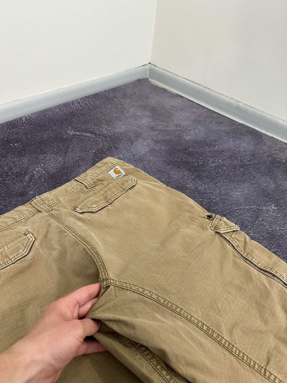 Carhartt Vintage Carhartt Cargo Baggy Distressed Opium USA Work Pants Size US 38 / EU 54 - 8 Thumbnail