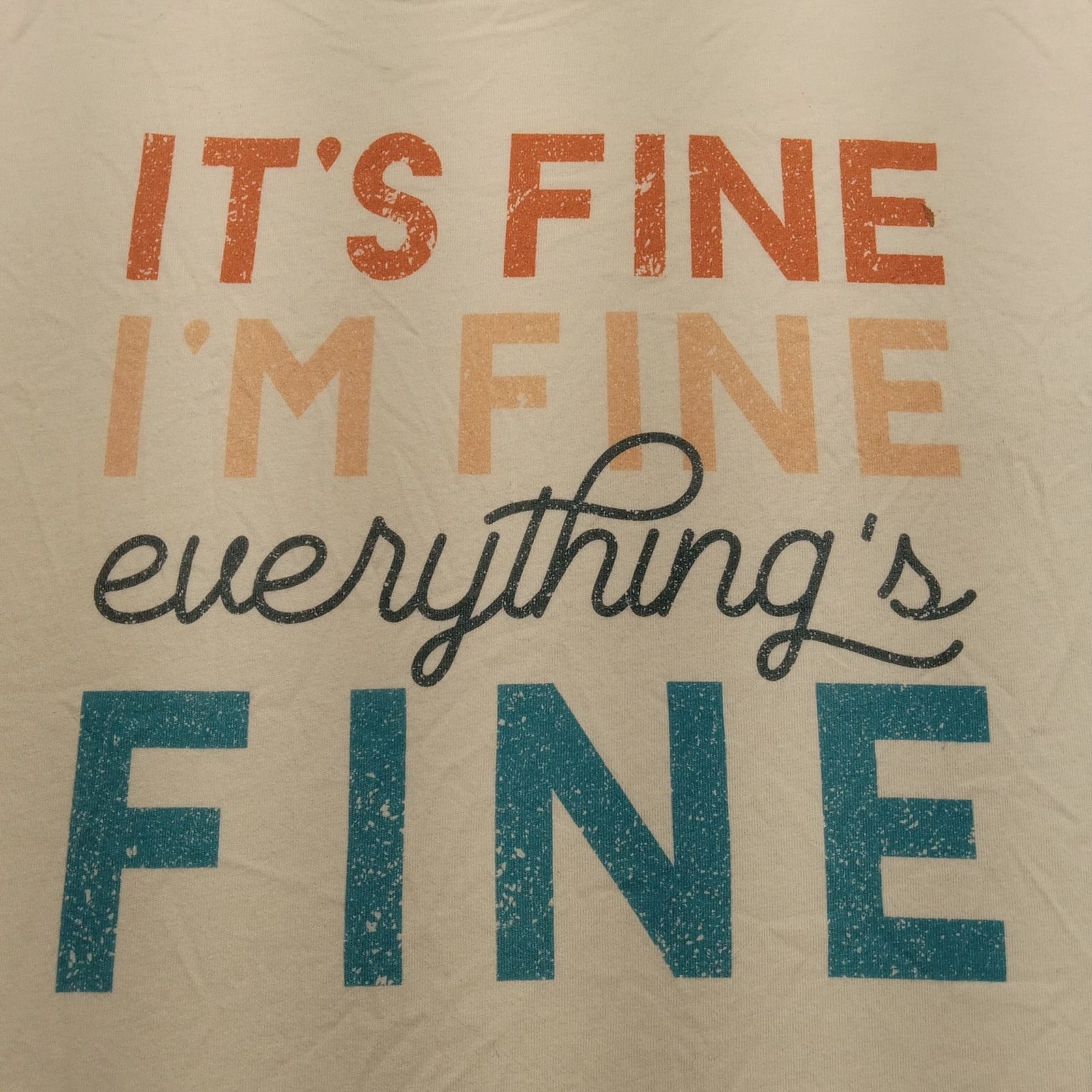 & Other Stories Vintage Its Fine Im Fine Everythings Fine T-Shirt S Women's Size S / US 4 / IT 40 - 4 Thumbnail