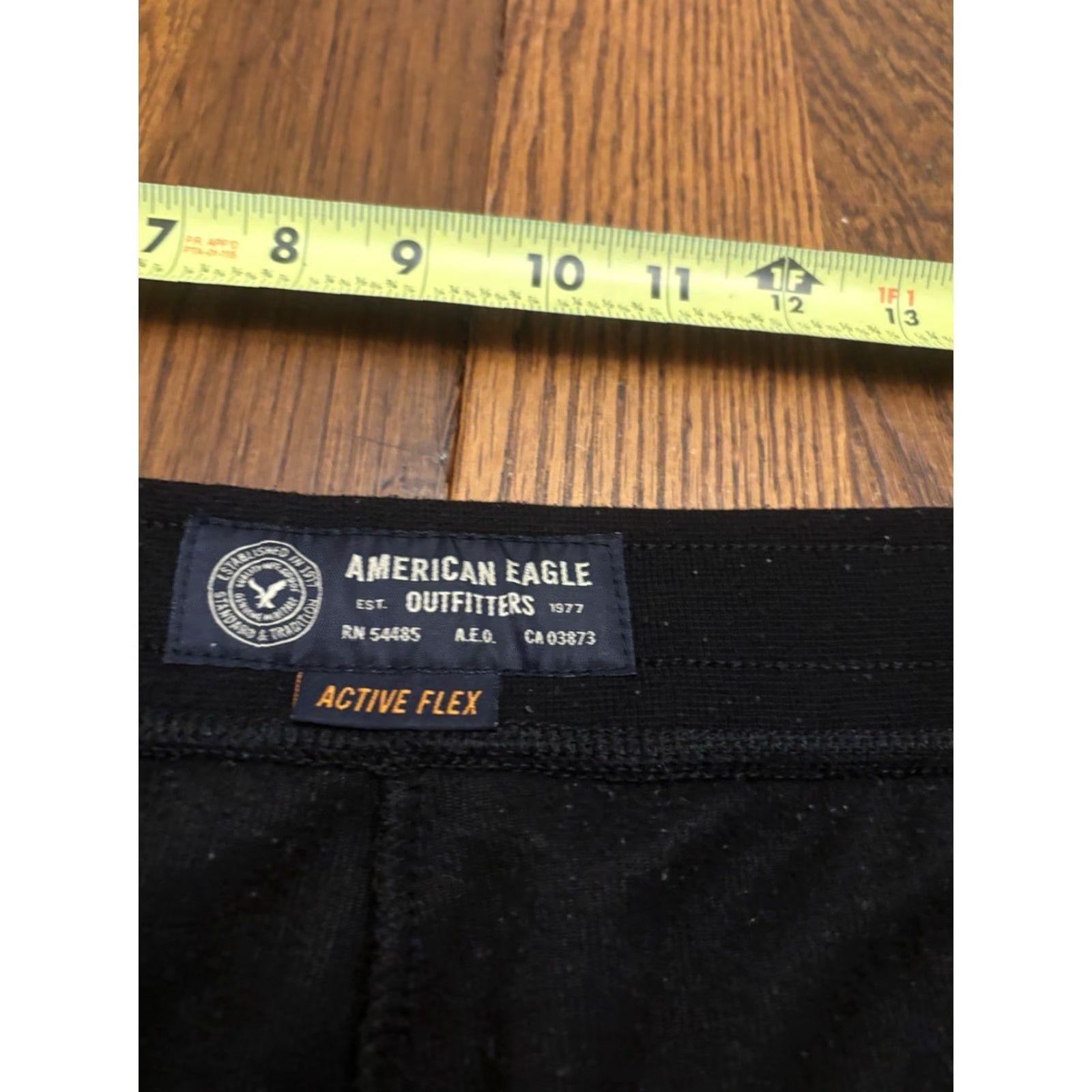 American Eagle Outfitters American Eagle Outfitters Sweatpants Jogger Black XL Men Athletic Pockets Elastic Waist Zip Pocket Sweatpants Athleisure - Fall Winter Slim/Regular Size US 36 / EU 52 - 4 Thumbnail