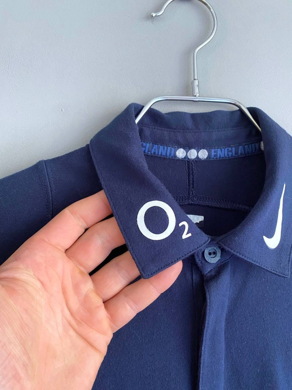 Nike Vintage Nike England Union O2 Rugby Jersey Polo Shirt Size M Size US M / EU 48-50 / 2 - 6 Thumbnail