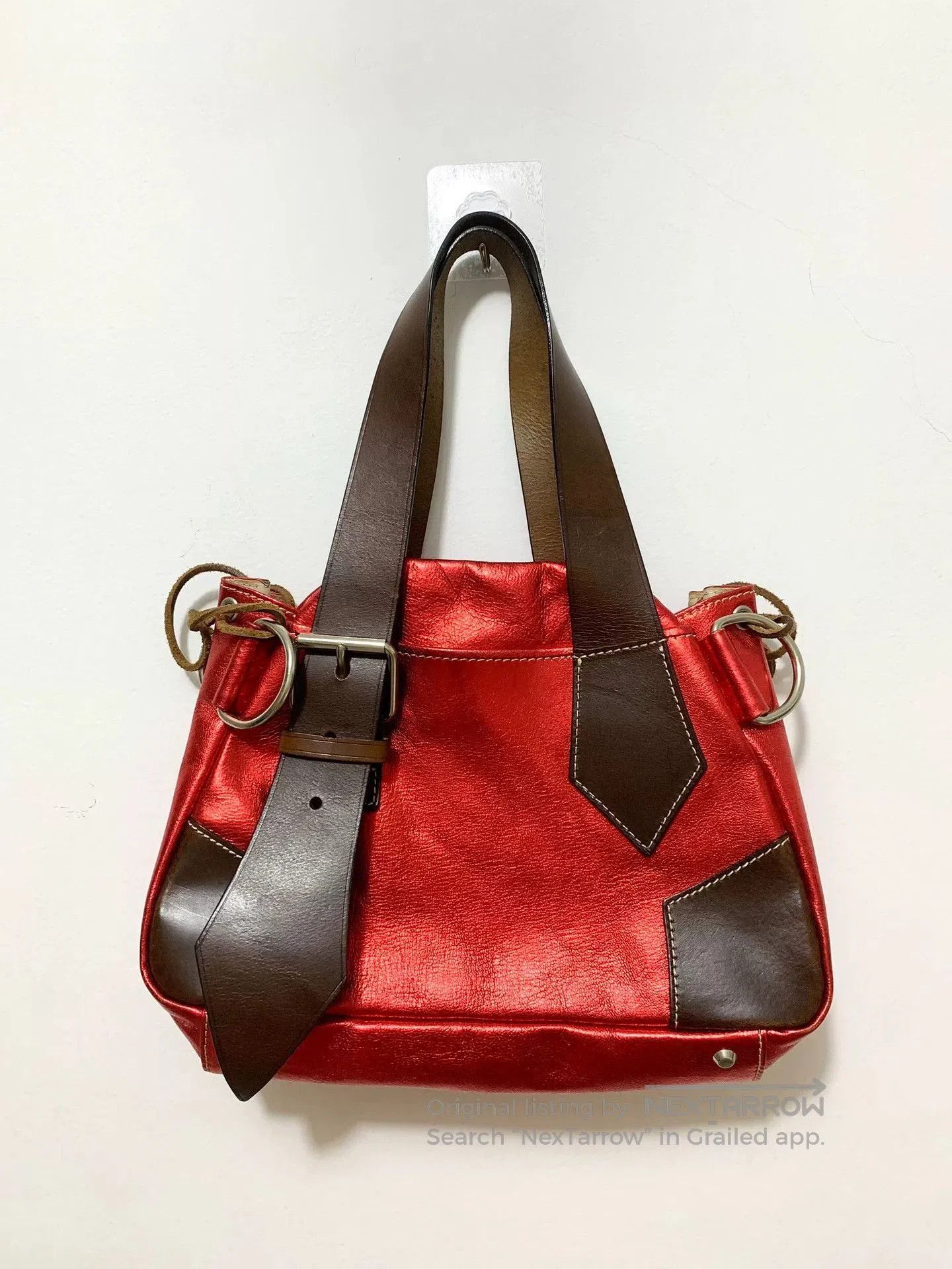 Vivienne Westwood Vivienne Westwood Vintage Red Belt Buckle Handbag. Size ONE SIZE - 2 Thumbnail