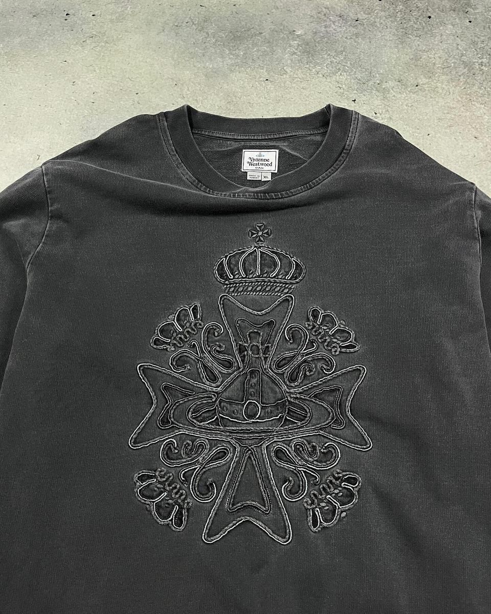 Vivienne Westwood Very Rare Vivienne Westwood Big Logo Sweatshirt Size: L - XL Size US XL / EU 56 / 4 - 3 Thumbnail