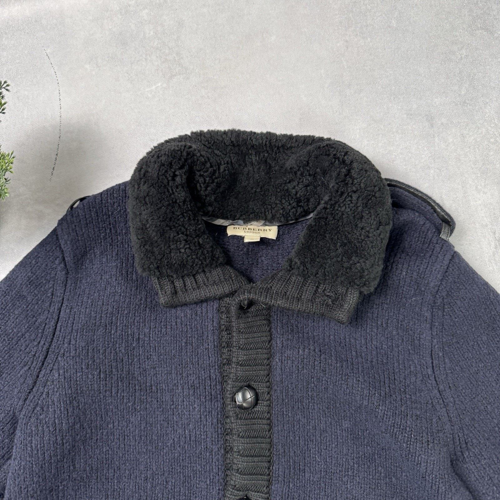 Burberry Burberry Men Wool Jacket Blue Size M Size US M / EU 48-50 / 2 - 10 Thumbnail