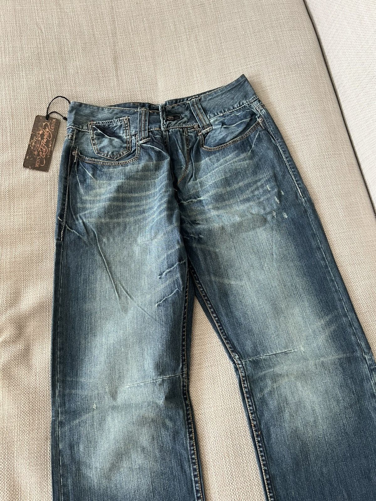 Ed Hardy Vintage 💥 Ed Hardy Jeans by Christian Audigier Denim Pants Size US 36 / EU 52 - 11 Thumbnail