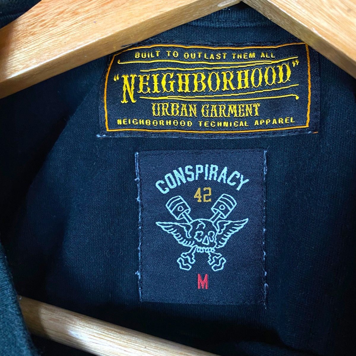 Neighborhood × Stussy NEIGHBORHOOD x STUSSY Conspiracy Graphic Tee Size US M / EU 48-50 / 2 - 7 Thumbnail