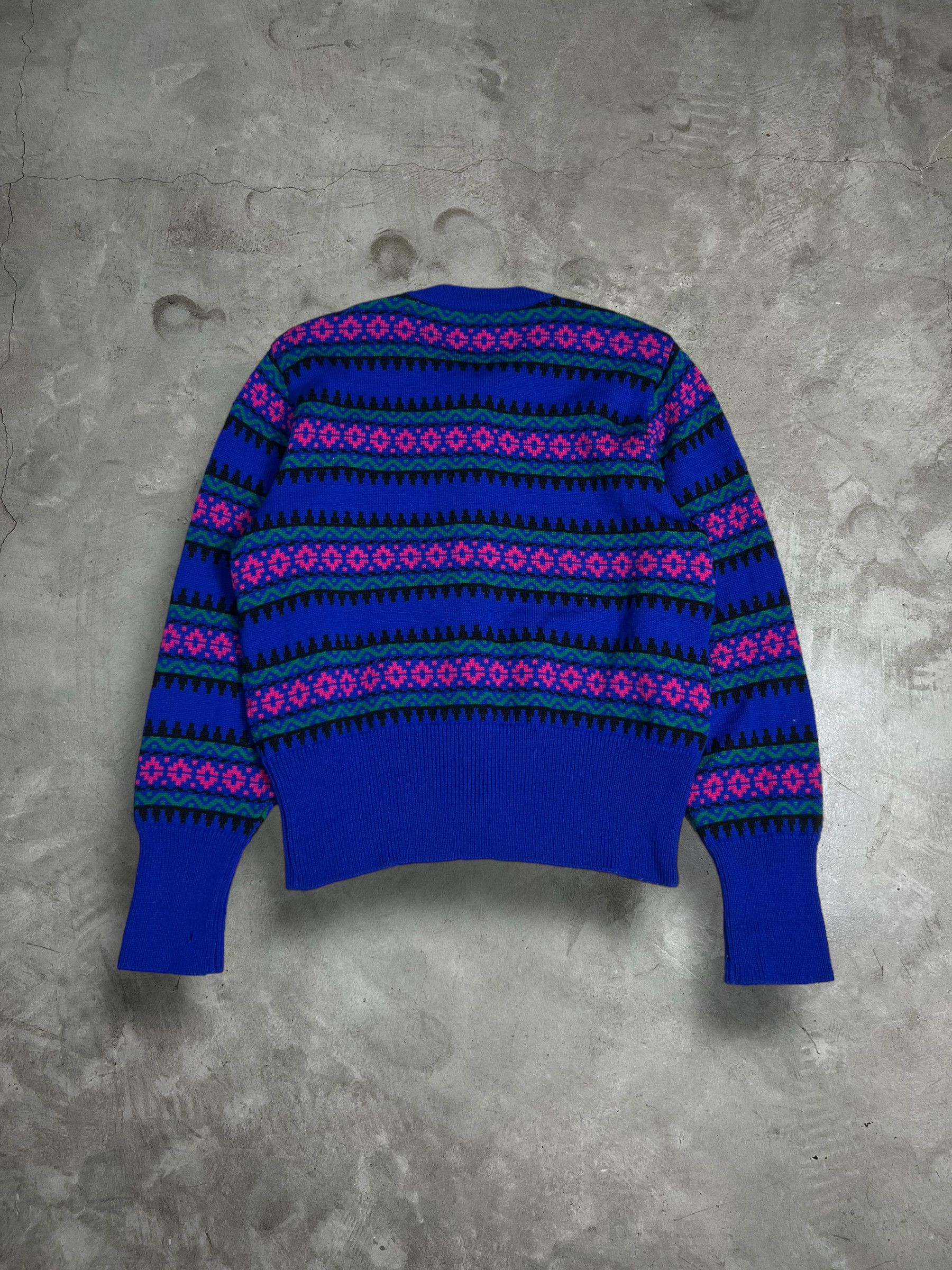 Vintage × Yves Saint Laurent Vintage YVES SAINT LAURENT Knit Cardigan (M) GTMPT512 Size M / US 6-8 / IT 42-44 - 9 Thumbnail