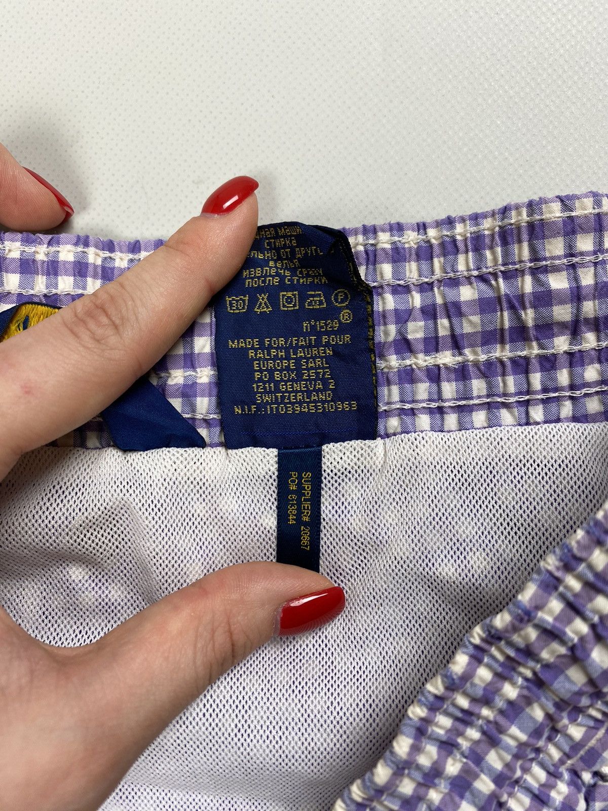 Polo Ralph Lauren Polo Ralph Lauren men’s checked swimming Surfing Shorts Size US 34 / EU 50 - 14 Thumbnail