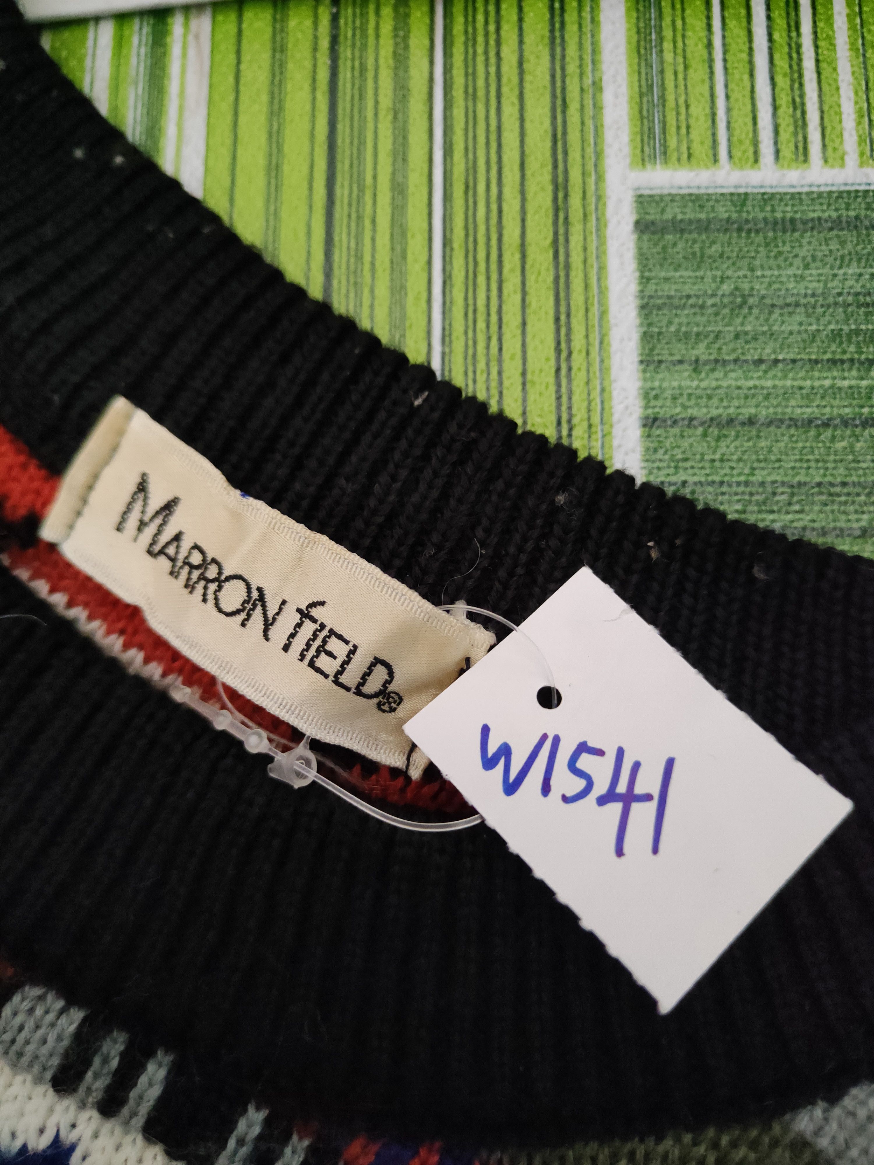 Homespun Knitwear Marron Field Black Red Knitwear Sweatshirts#W1541 Size US S / EU 44-46 / 1 - 11 Thumbnail