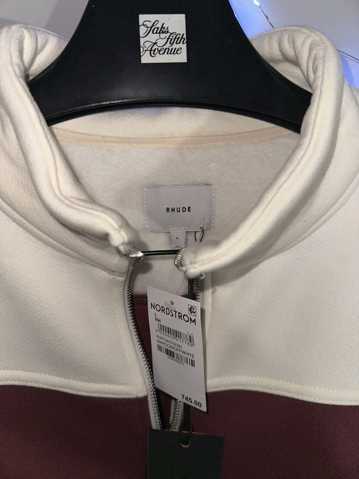 Rhude Rhude Chamonix Burgundy Sweater Size US M / EU 48-50 / 2 - 9 Thumbnail