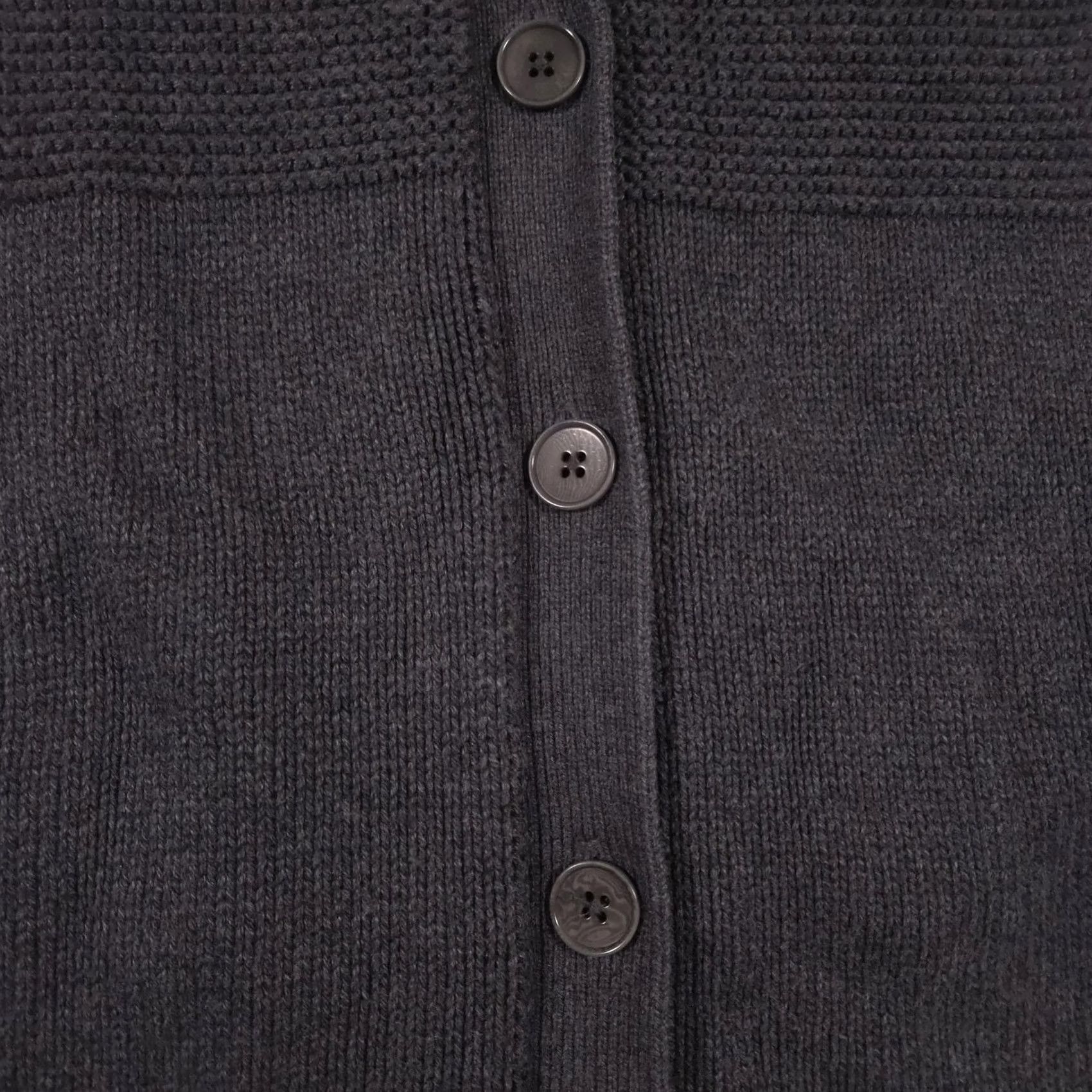 Talbots Talbots Cardigan Womens Medium Gray Long Duster Wool Blend Button Front Size M / US 6-8 / IT 42-44 - 5 Thumbnail