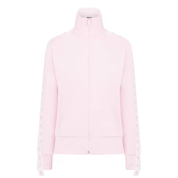 o1g2r1mq1024 Track Jacket in Pink & White