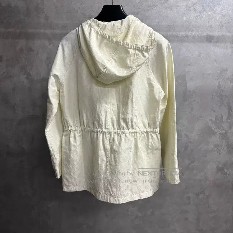 Louis Vuitton Louis Vuitton White Logo Printed Hooded Zip Long Sleeve Ja Size XS / US 0-2 / IT 36-38 - 5 Thumbnail