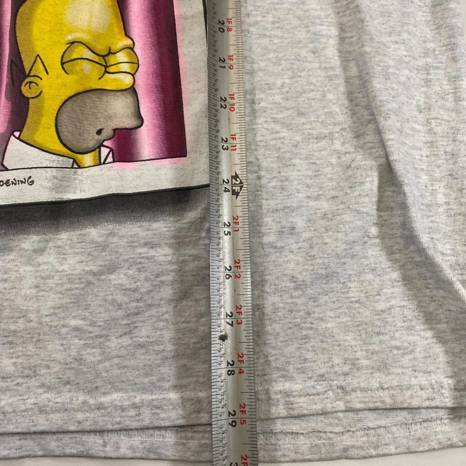 Hanes Vintage The Simpsons Homer Simpson 1997 'The Man' T-Shirt Size US L / EU 52-54 / 3 - 6 Thumbnail