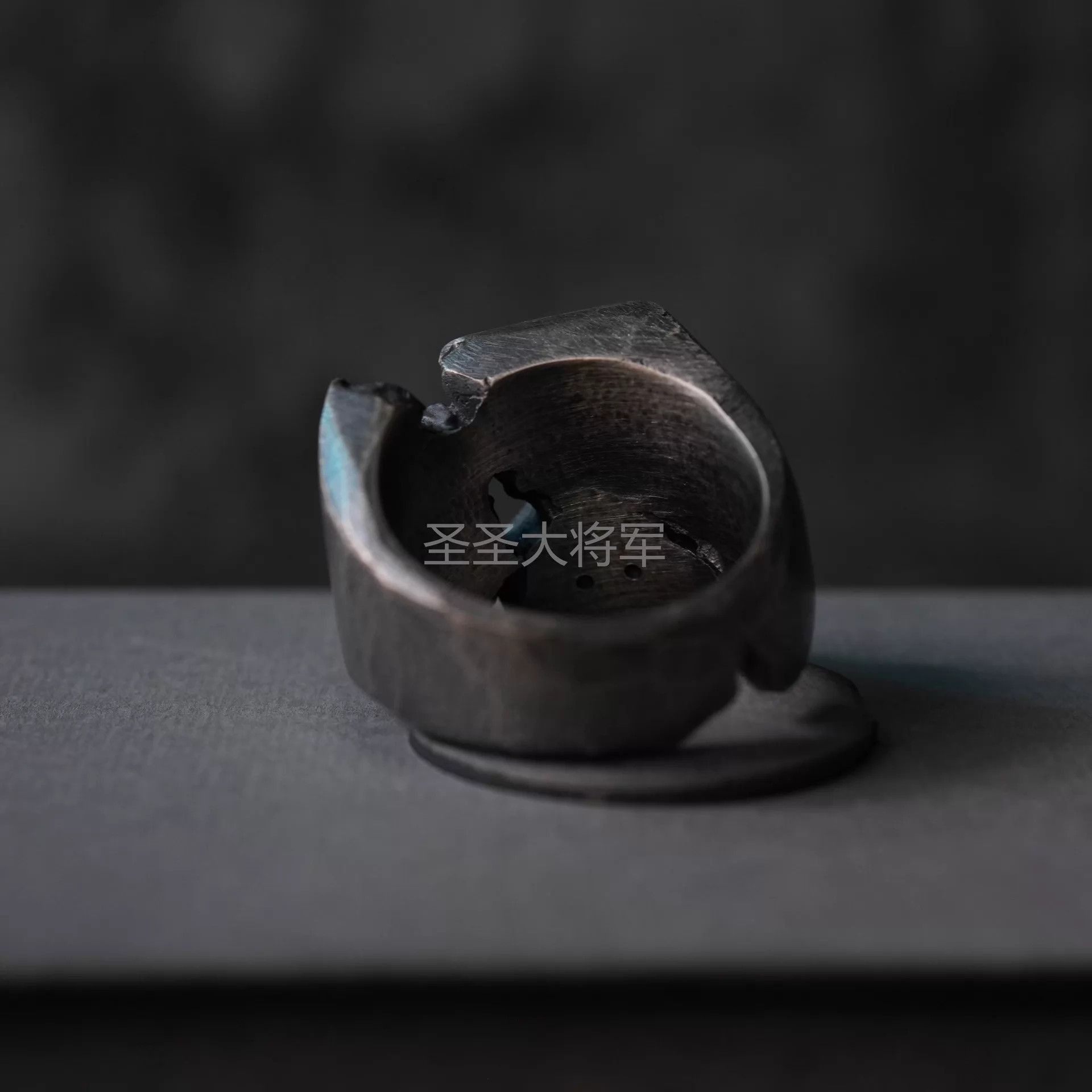 Gothmos Gothmos Korean Artisan Broken 925 Silver Ring US7 Last New Size ONE SIZE - 5 Thumbnail