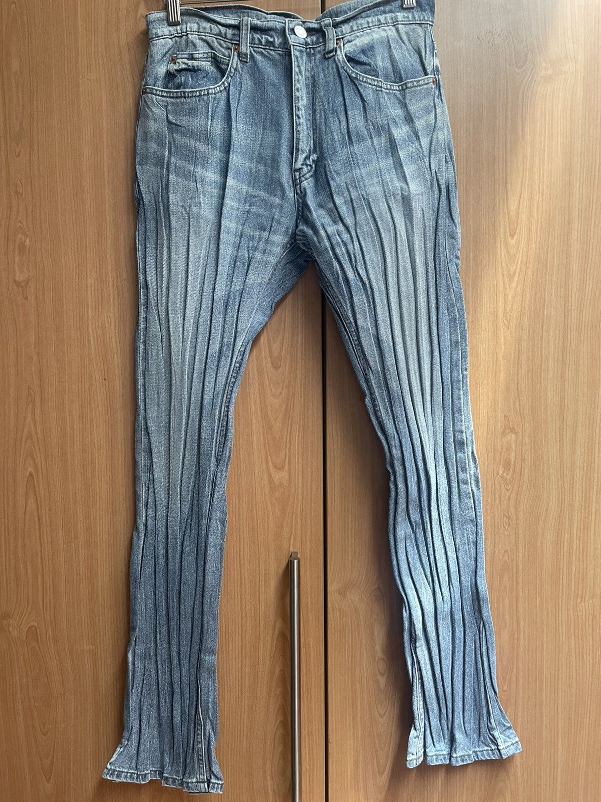 Martine Rose Martine Rose Crinkle Pleat Denim Size S Size US 28 / EU 44 - 1 Thumbnail