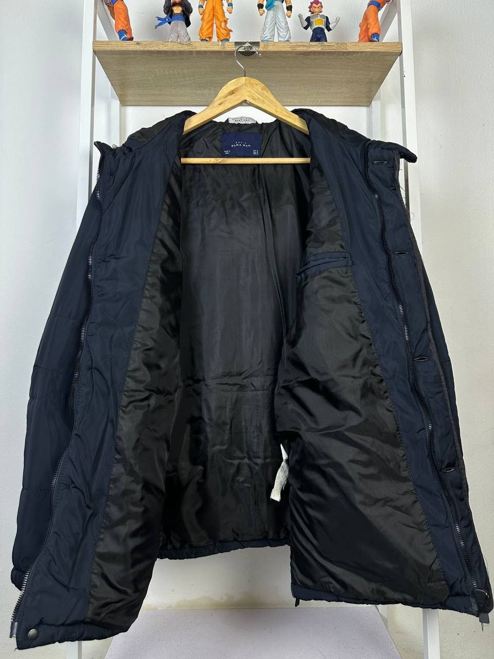 Zara Zara Man Button & Zip Up Putfer Down Jacket (Pit 23) Size US M / EU 48-50 / 2 - 6 Thumbnail