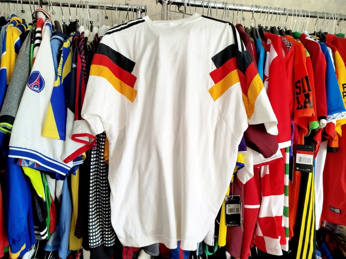 Adidas Germany 1992/1994 player issued Mercedes shirt Size US L / EU 52-54 / 3 - 2 Thumbnail