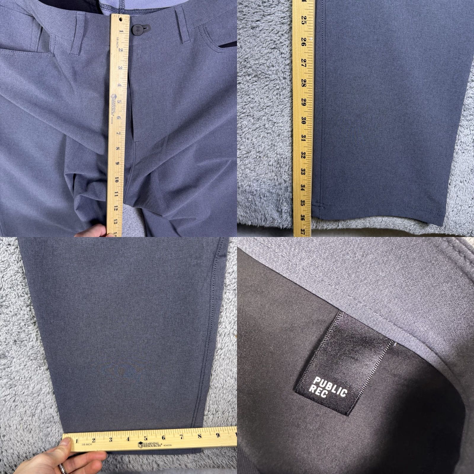 Vintage Public Rec Pants Mens 40x36 Workday Tech Straight Stretch Chino Casual Trouser Size US 40 / EU 56 - 8 Thumbnail