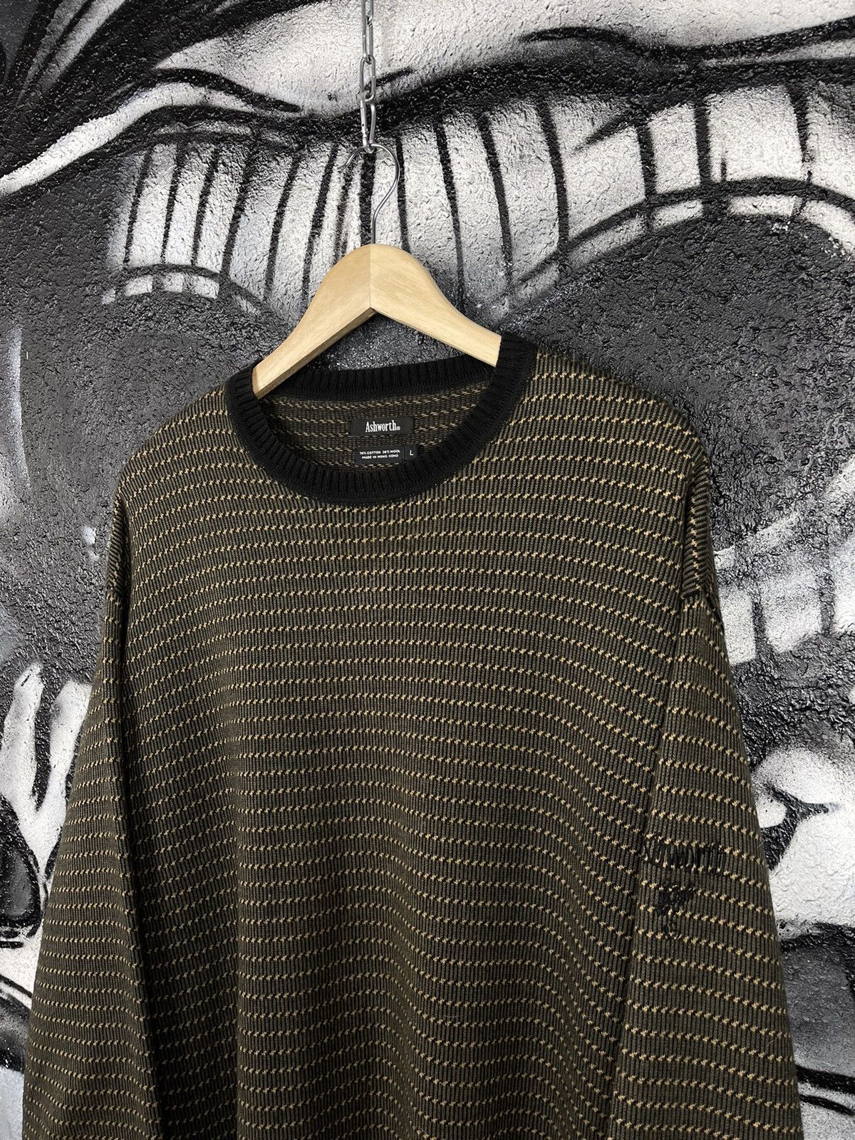 Ashworth × Designer Ashworth Wool Sweater Men’s Size L Size US L / EU 52-54 / 3 - 5 Thumbnail