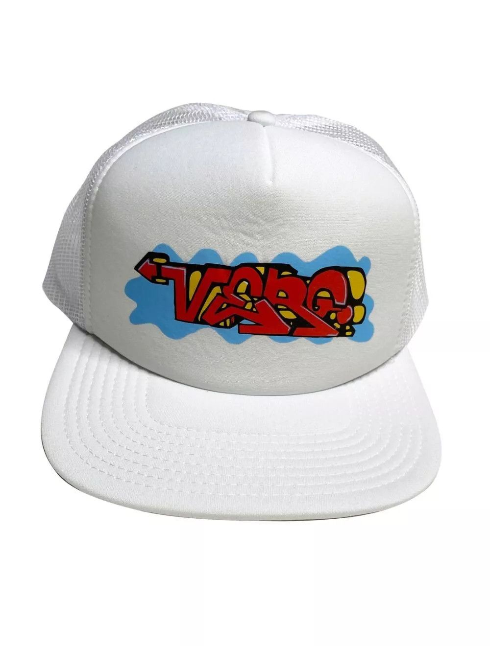 Virgil Abloh Virgil Abloh x Qatar Museum Trucker Snapback Hat White Size ONE SIZE - 3 Thumbnail