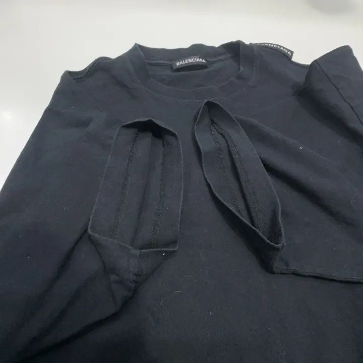 Balenciaga Balenciaga Balenciaga Black Short Sleeve TShirt -2507 Size US XS / EU 42 / 0 - 7 Thumbnail