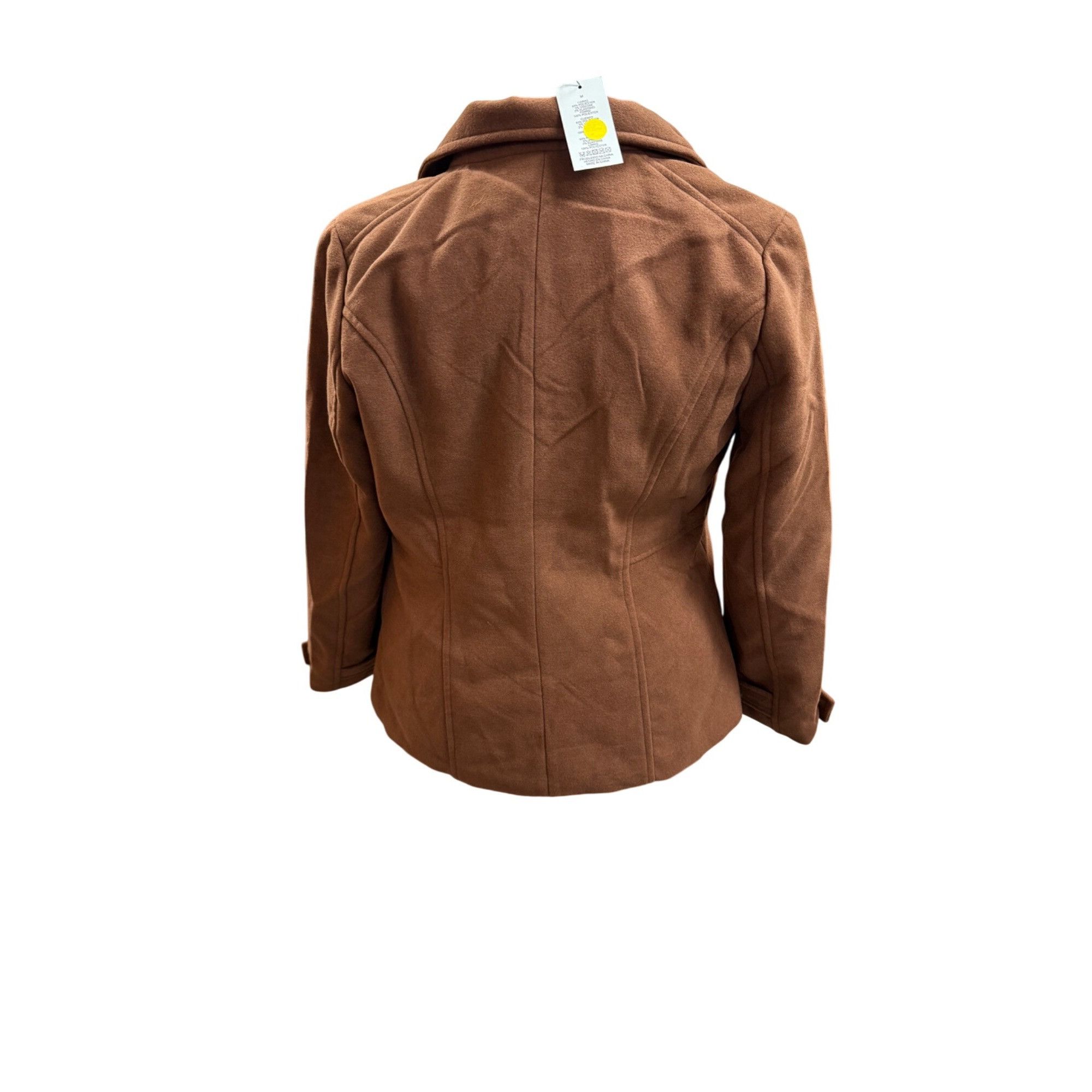 Other Brown Double-Breasted Peacoat With Wide Collar Medium Size XXL / US 16-18 / IT 52-54 - 5 Thumbnail