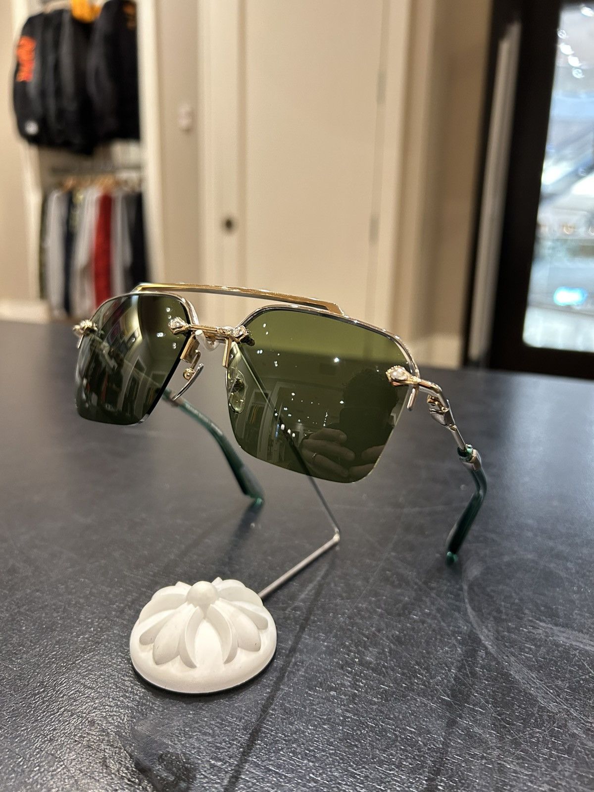 Chrome Hearts Chrome Hearts ‘Bidi Esem’ Sunglasses Size ONE SIZE - 1 Thumbnail