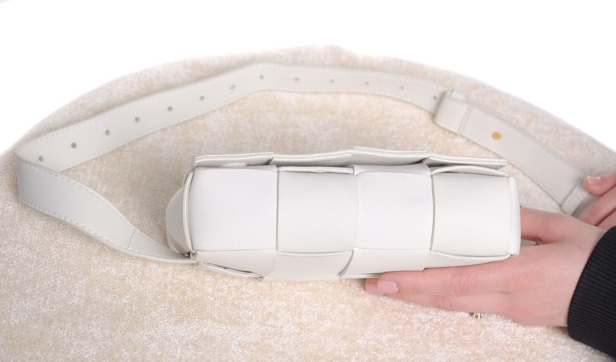 Bottega Veneta Bottega Veneta Cassette White Waist Bag Size ONE SIZE - 5 Thumbnail