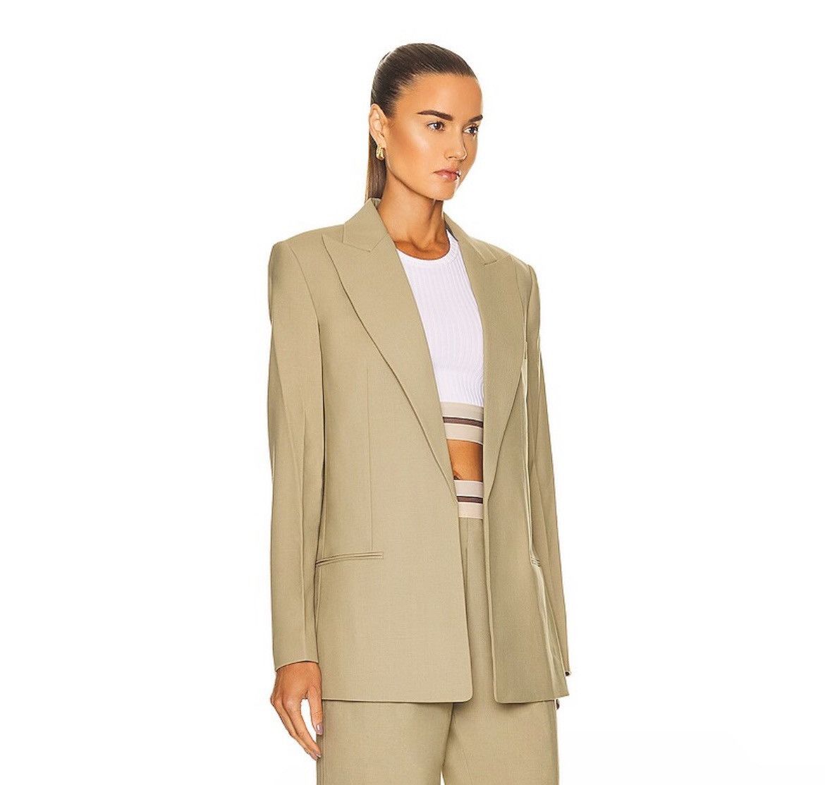Helmut Lang HELMUT LANG Peak Lapel Brazer Size L / US 10 / IT 46 - 2 Thumbnail
