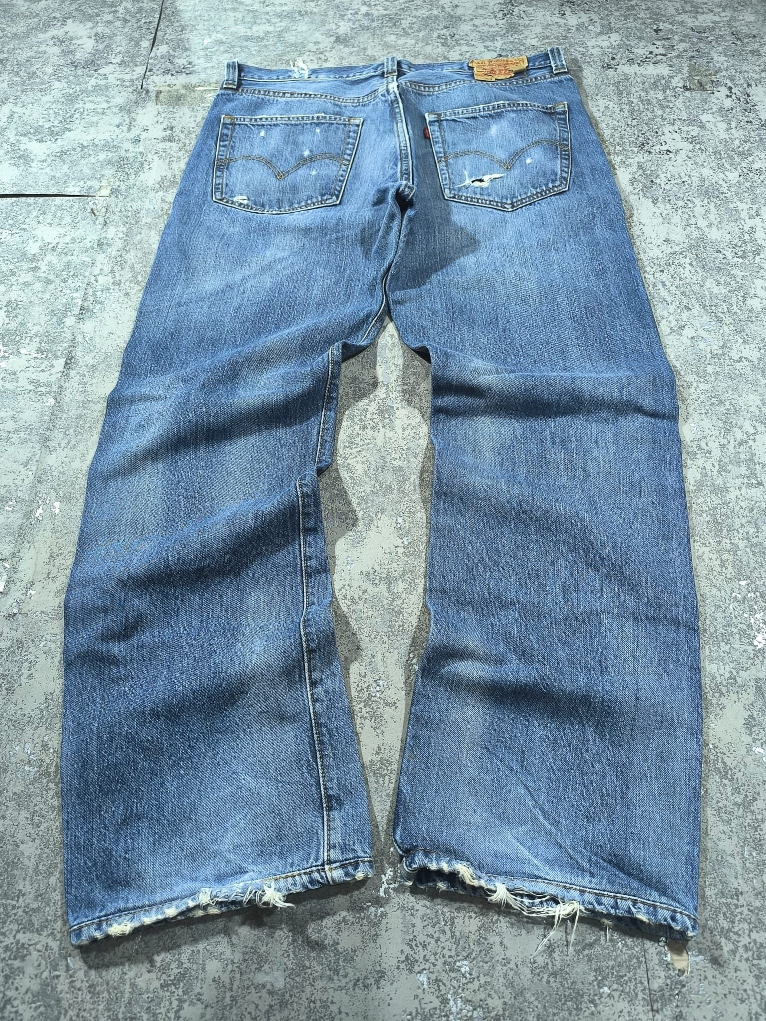 Levi's vintage levis 501 distressed Size US 36 / EU 52 - 2 Thumbnail