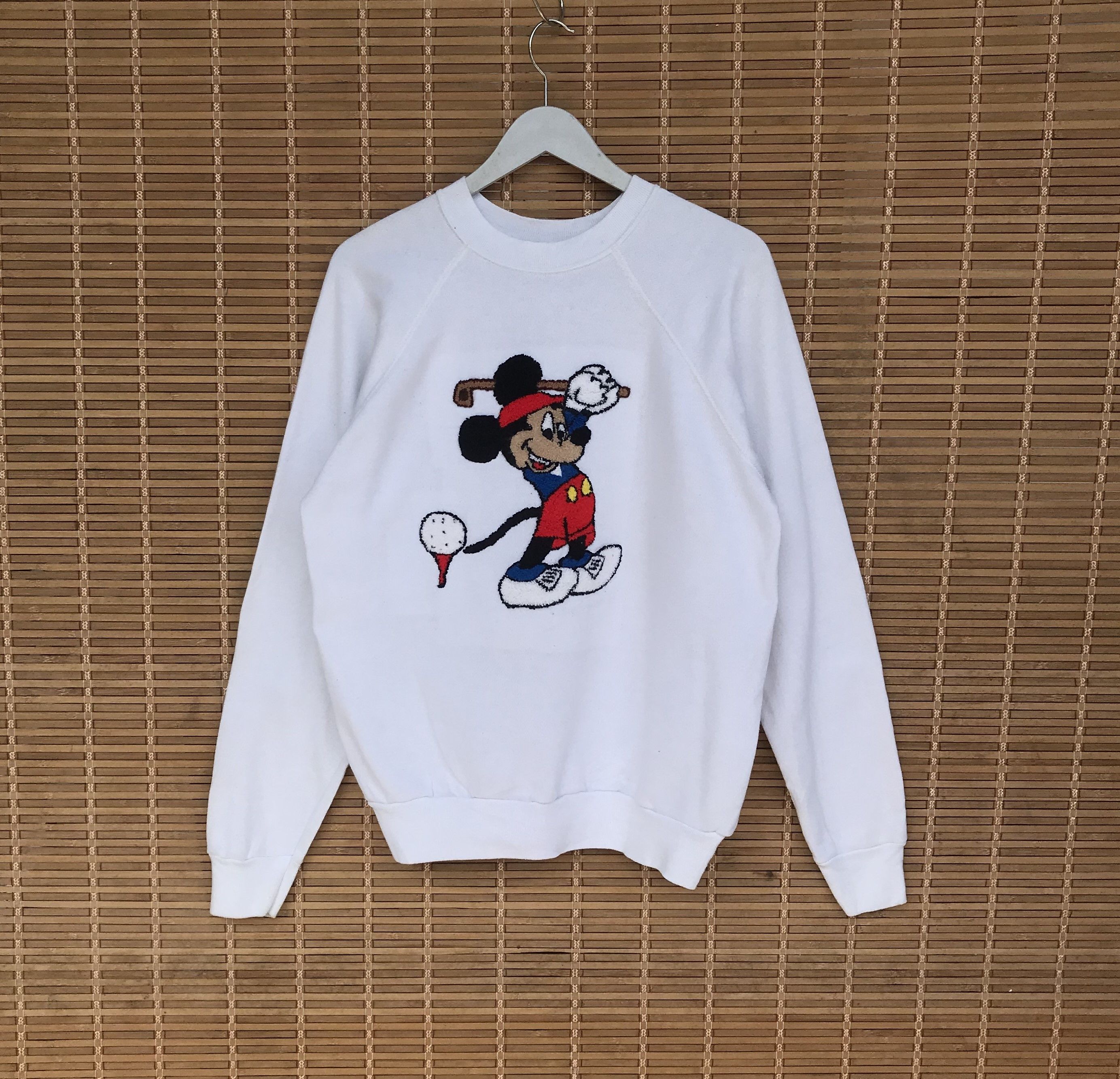 Vintage Vintage 80s Tultex mickey play golf crewneck jumper Size US L / EU 52-54 / 3 - 1 Thumbnail