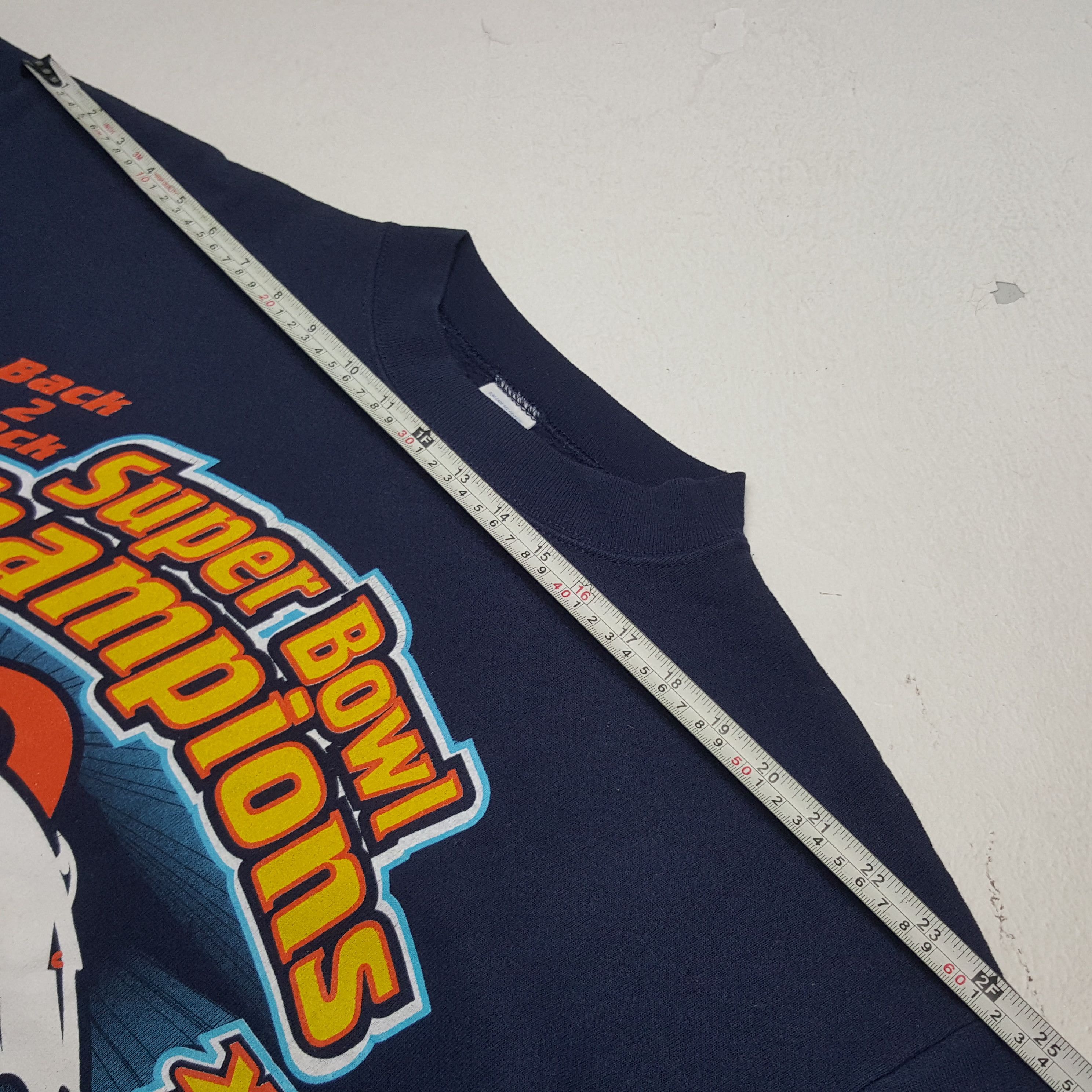 Logo 7 × NFL × Vintage Vintage Logo 7 x Denver Broncos Sweatshirt Size US L / EU 52-54 / 3 - 8 Thumbnail