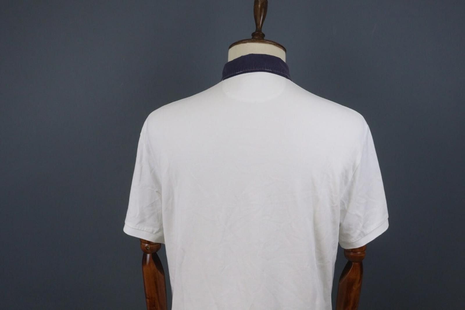 Designer Hackett London Classic Fit White Polo Shirt Size XL Size US XL / EU 56 / 4 - 9 Thumbnail