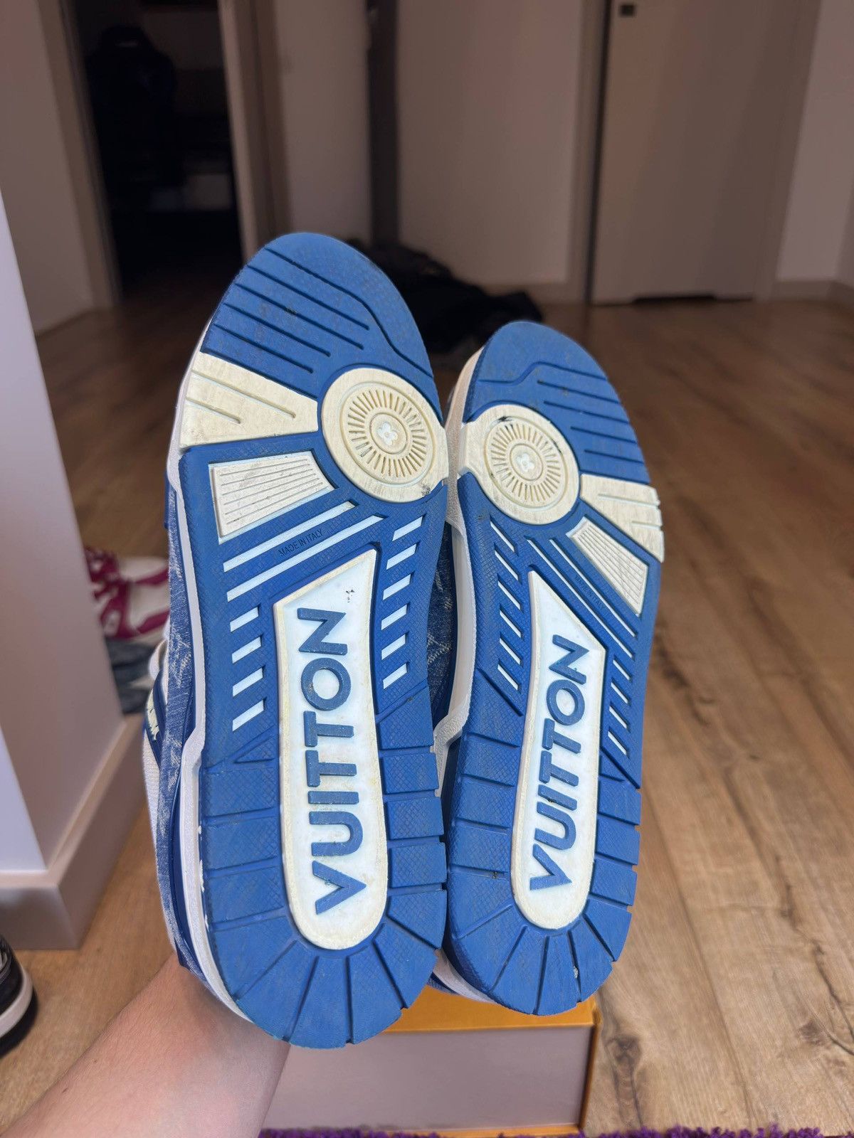 Louis Vuitton Louis Vuitton Trainer Blue Denim Size US 8.5 / EU 41-42 - 3 Thumbnail
