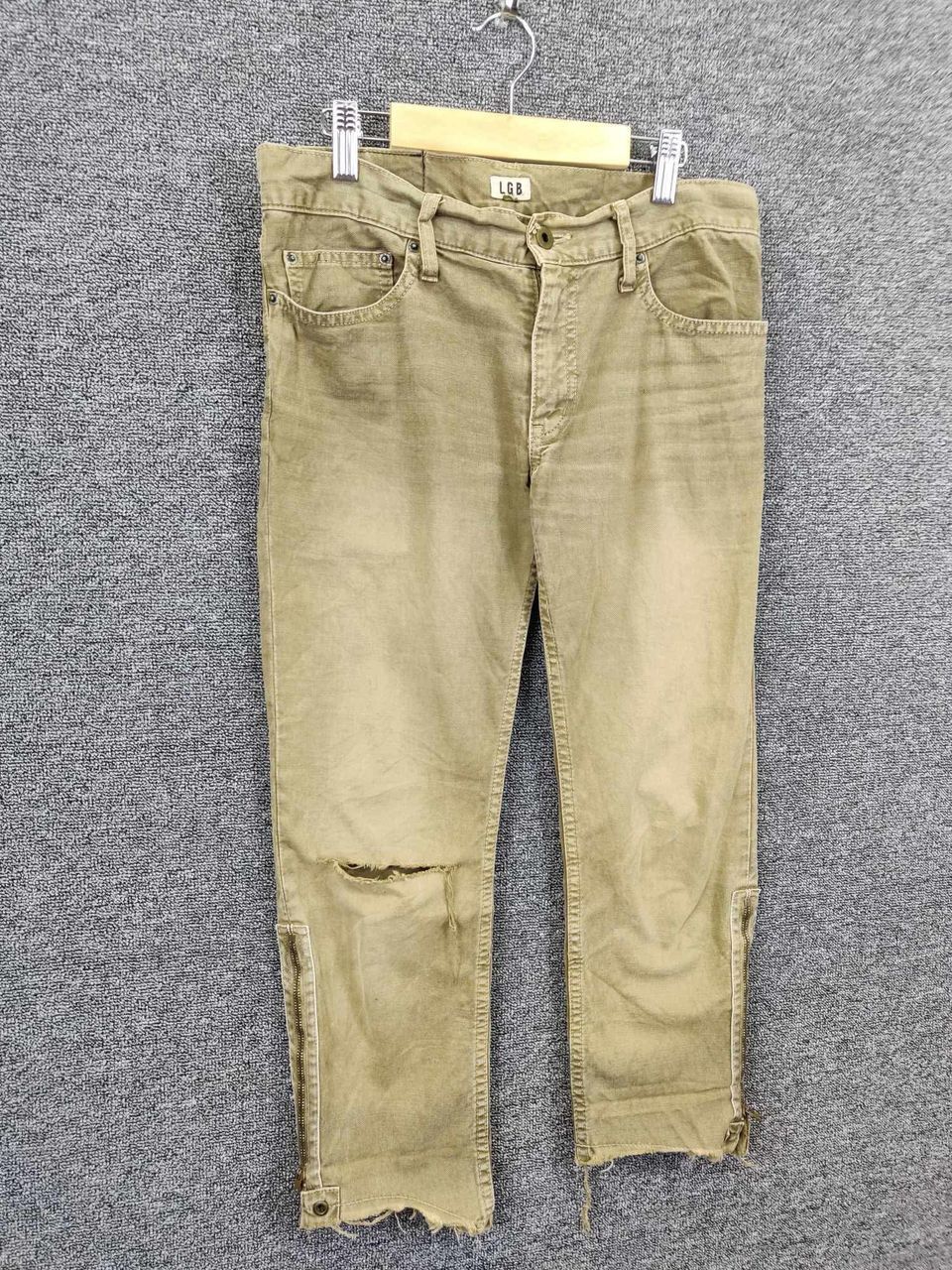 Le Grande Bleu (L.G.B.) Vtg Le Grande Bleu L.G.B Distressed Loose Fit Pants Size US 26 / EU 42 - 5 Thumbnail