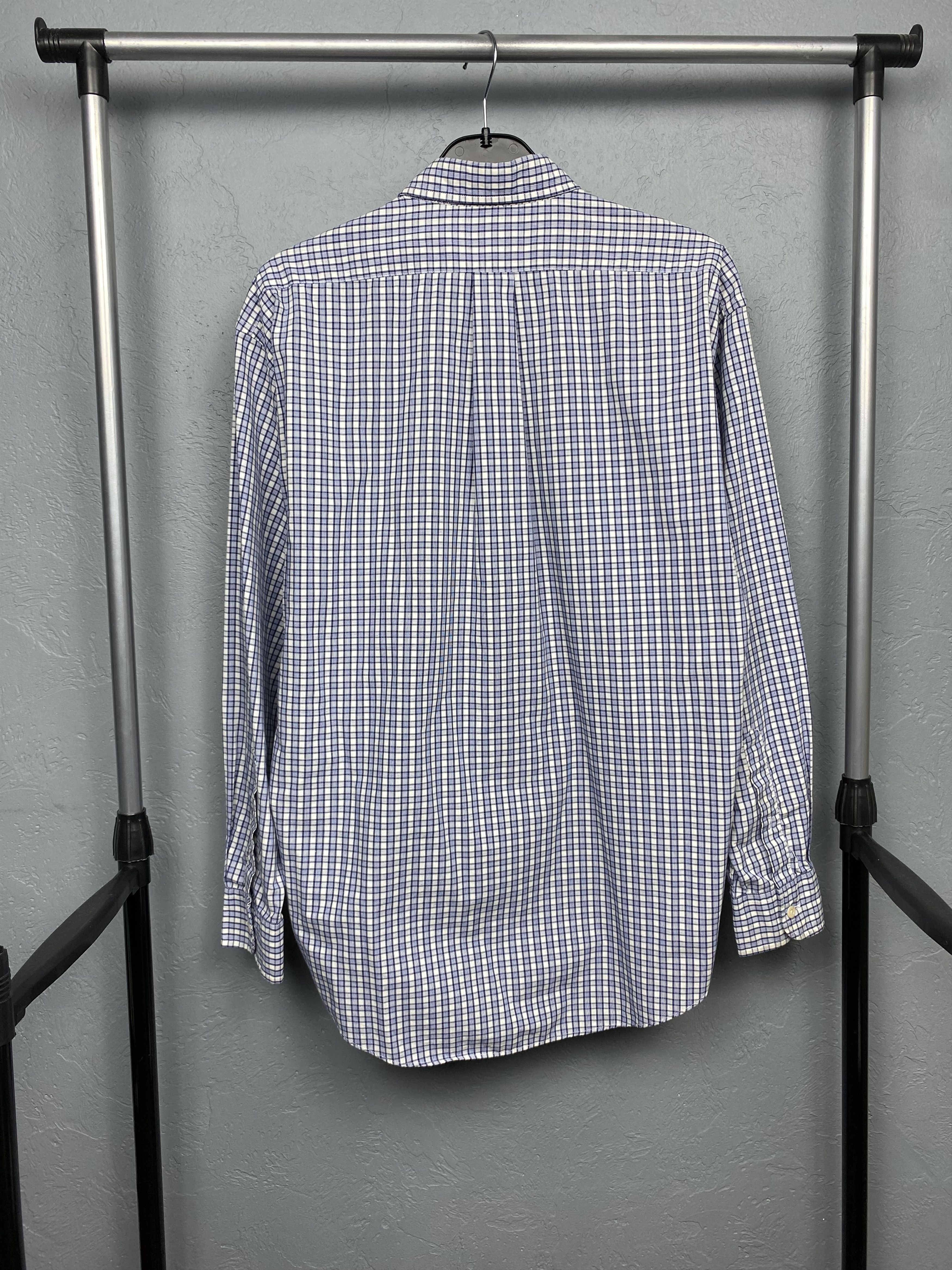 Yves Saint Laurent Ysl Pour Homme YSL Mens Long Sleeve Check Shirt Size US M / EU 48-50 / 2 - 6 Thumbnail