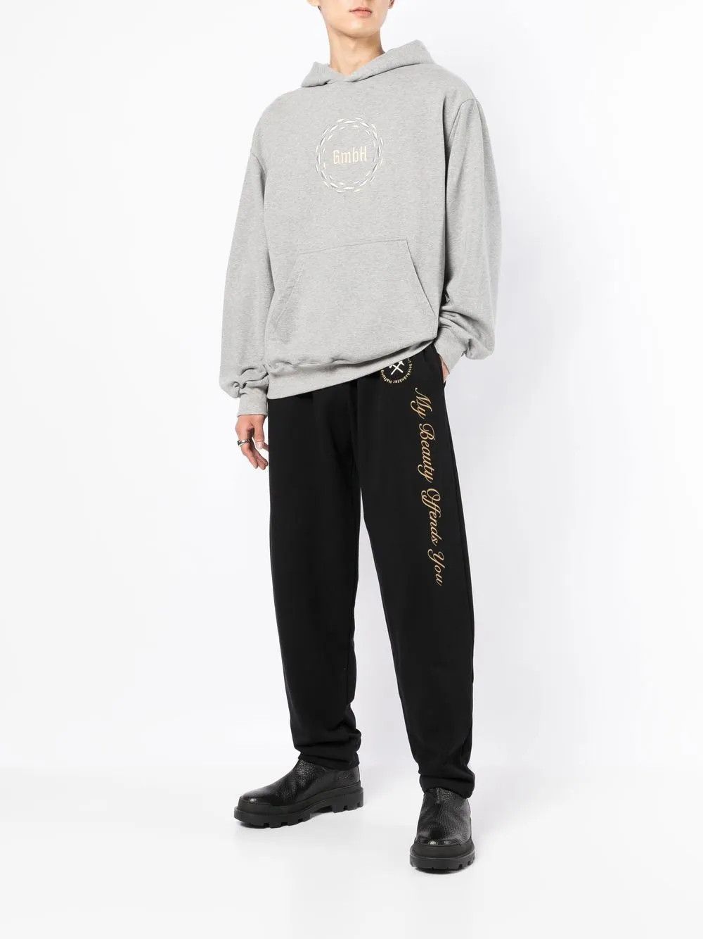 GmbH o1mle0125 Ahmed My Beauty Jogging Pant in Black Size US 32 / EU 48 - 2 Thumbnail