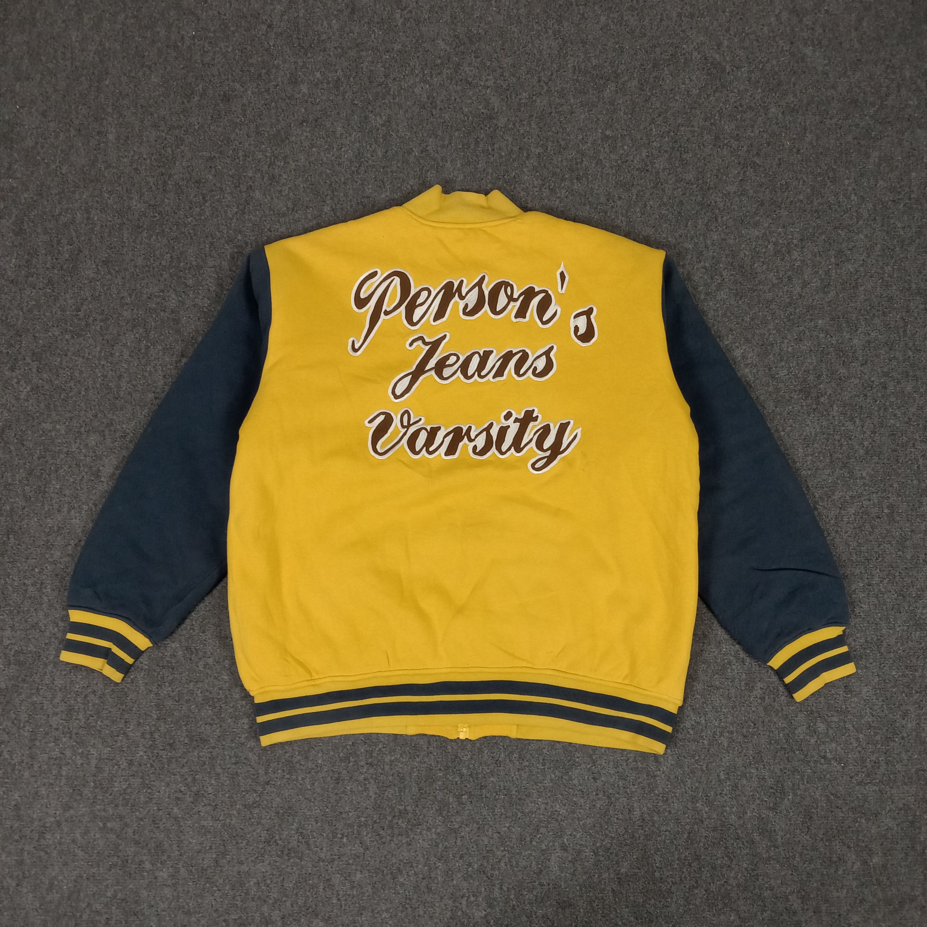 PERSON'S × Vintage Person's Jeans Japanese Brand Varsity Sweater Size US L / EU 52-54 / 3 - 1 Thumbnail