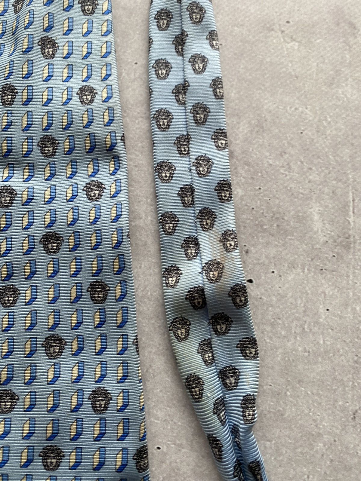 Designer Vintage 90s Gianni Versace Silk Neck Tie Made in Italy USA Size ONE SIZE - 5 Thumbnail