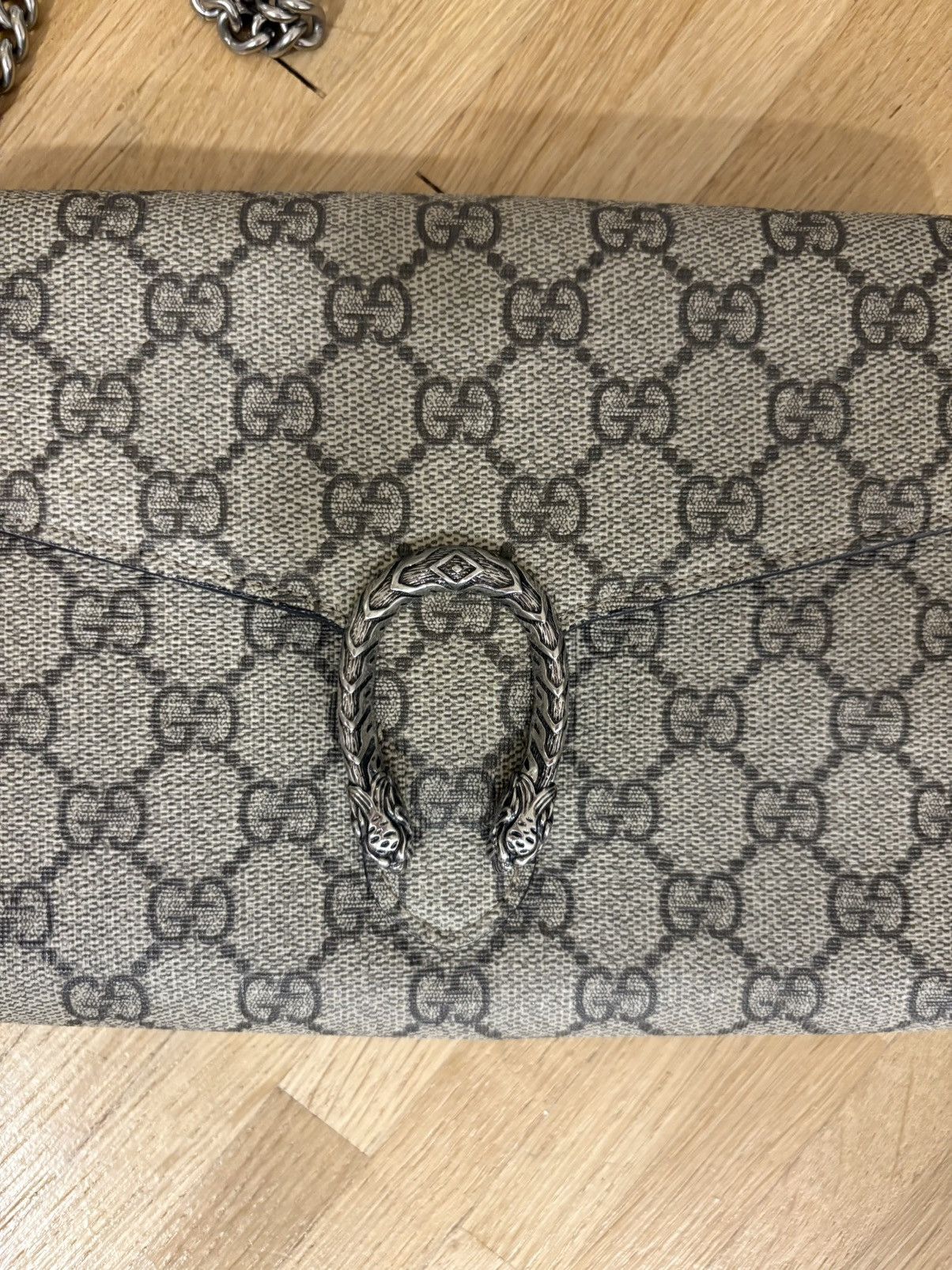 Gucci GG Supreme Dionysus Chain Wallet Size ONE SIZE - 2 Thumbnail
