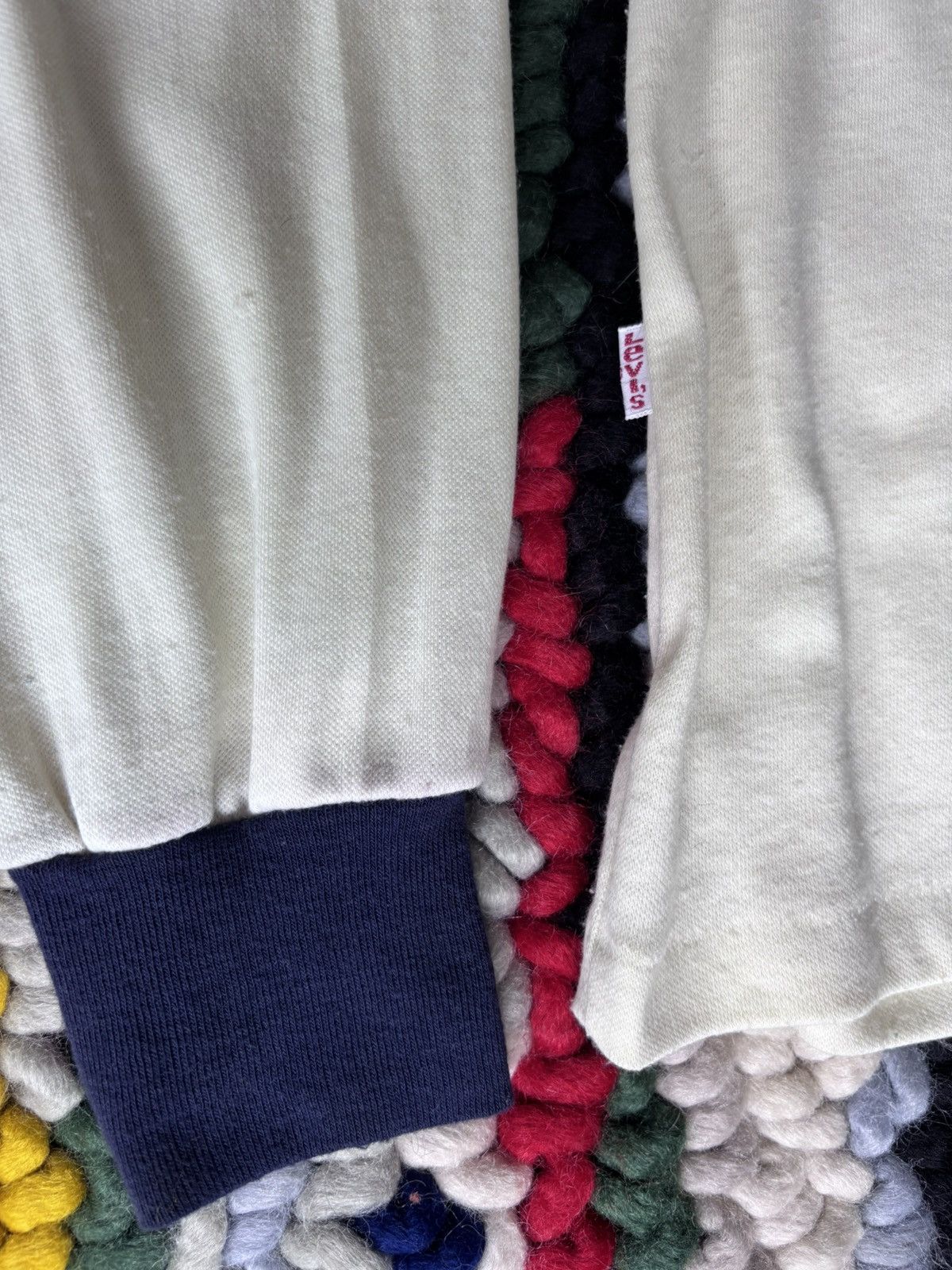 Levi's Vintage Clothing × Vintage 1970s Levi’s Saddle Man Collard Shirt Rare Size US M / EU 48-50 / 2 - 3 Thumbnail