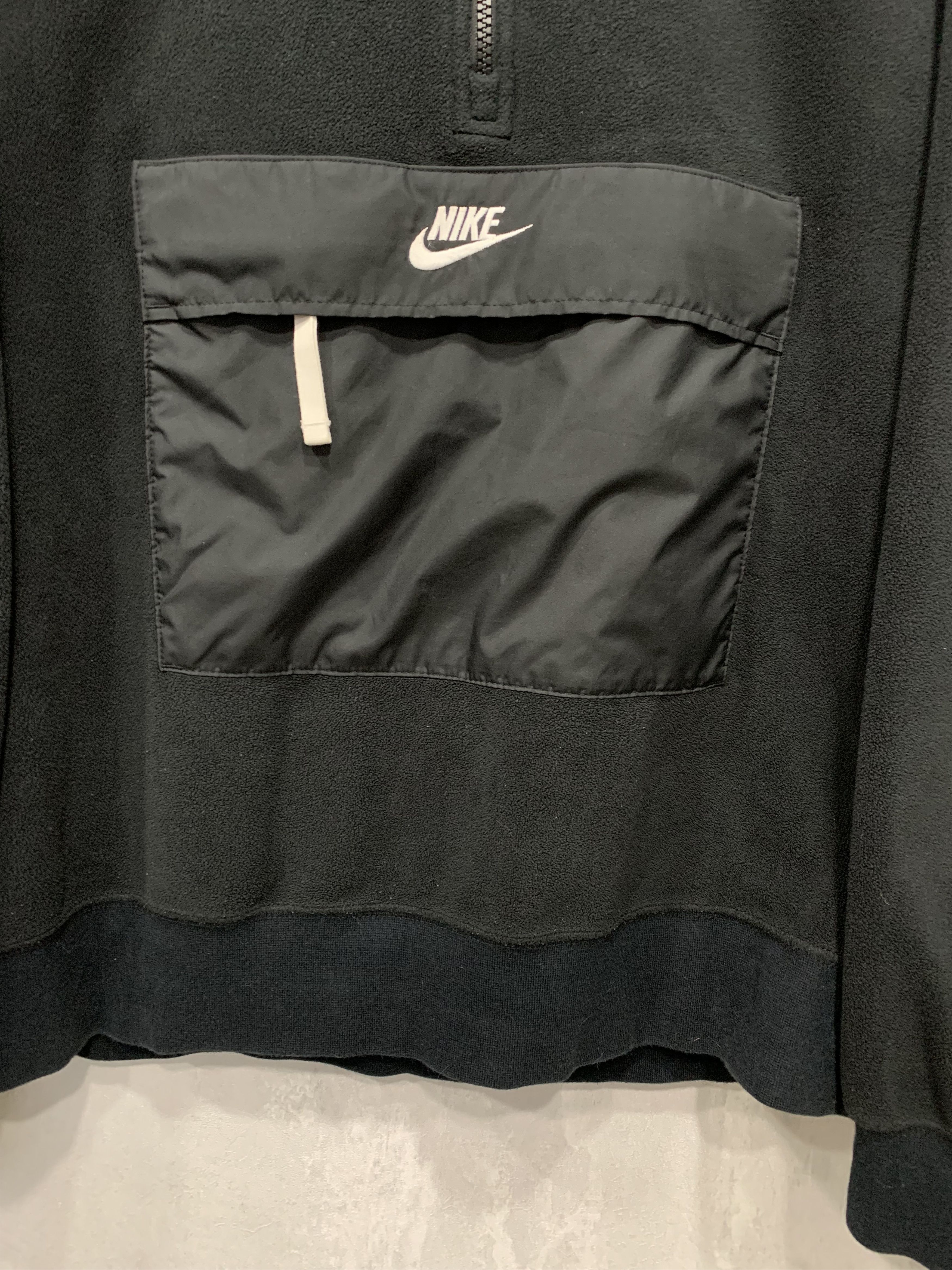 Nike × Vintage Vintage Nike Fleece Anorak Jacket Baggy Centre Logo Y2K Size US M / EU 48-50 / 2 - 4 Thumbnail