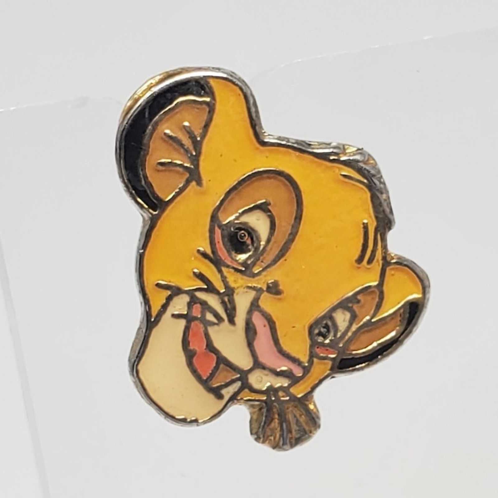 Disney Disney x AAi Vintage 1990s Simba Stud Enamel Earrings - Rare Size ONE SIZE - 2 Thumbnail