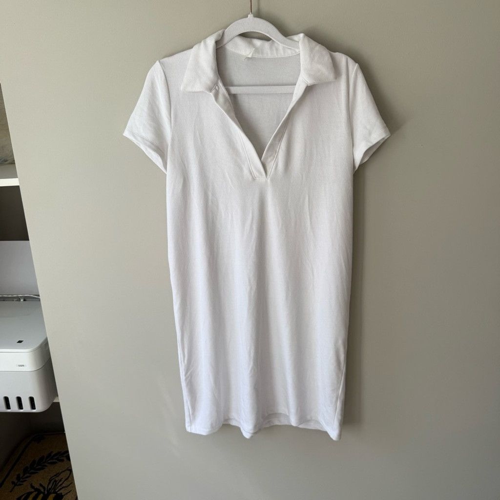 Aritzia Wilfred White Mini Dress Size XS / US 0-2 / IT 36-38 - 2 Thumbnail