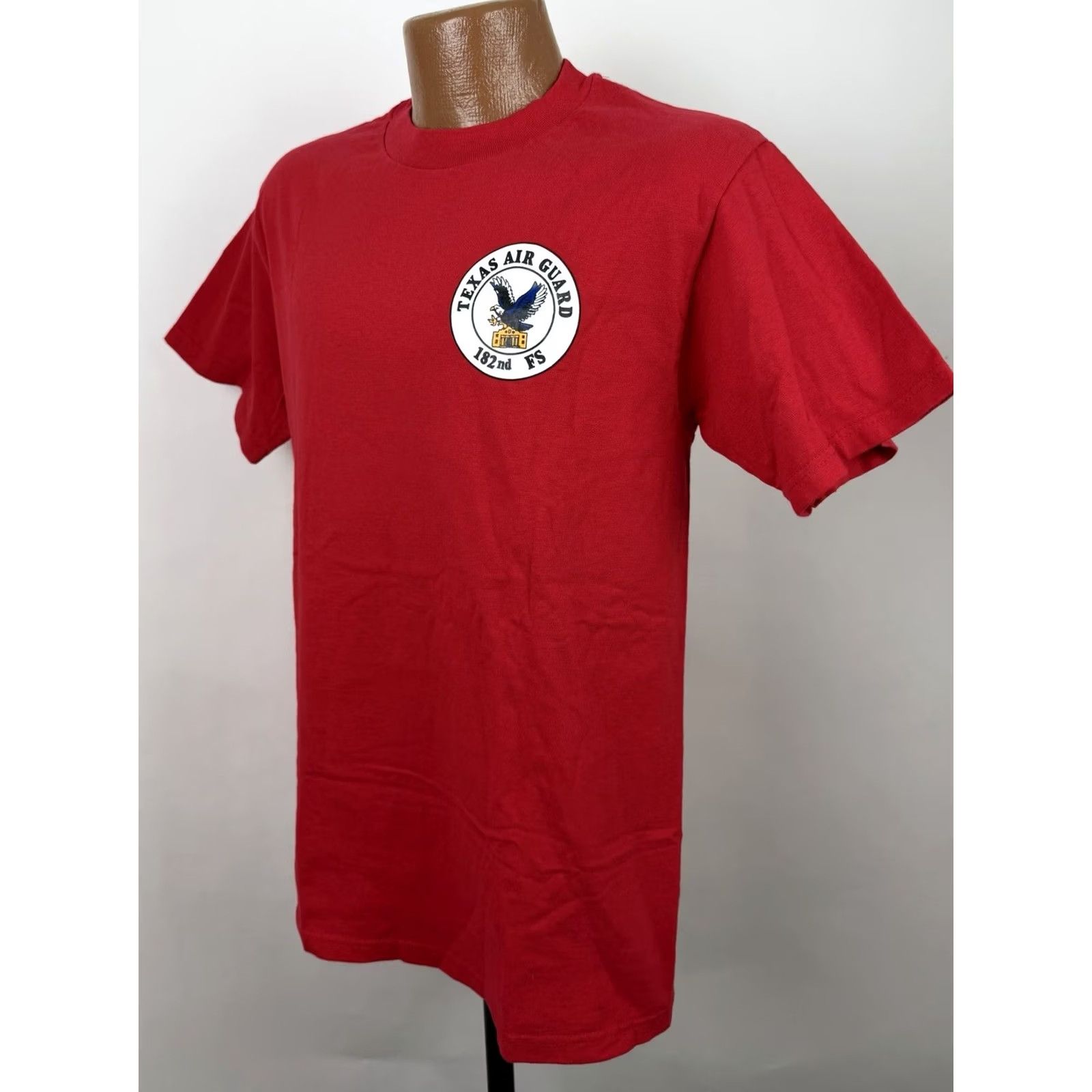 Vintage VINTAGE Texas Air National Guard Shirt Mens Medium 90s Military T-shirt Cowboy Red Size US M / EU 48-50 / 2 - 5 Thumbnail