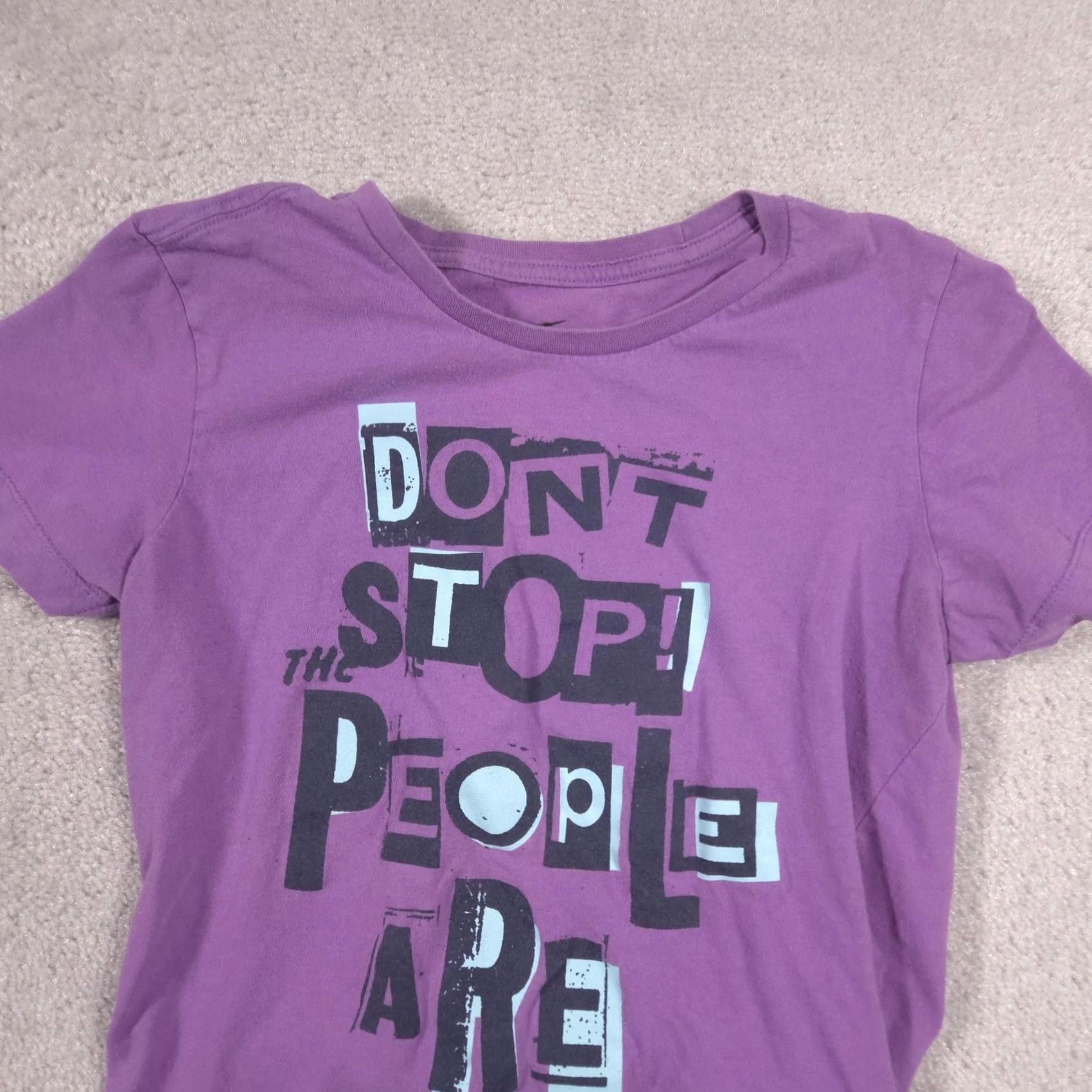 Nike Nike Shirt Womens Medium Purple Dont Stop People Watching Graphic Short Sleeve Size M / US 6-8 / IT 42-44 - 4 Thumbnail